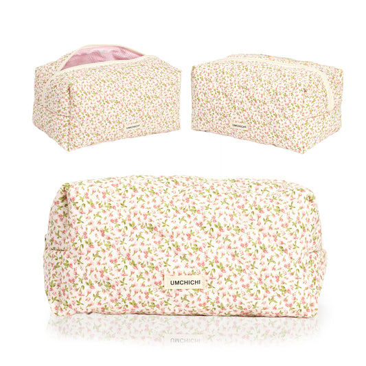Umchichi's Floral Cosmetic & Toiletry Bag
